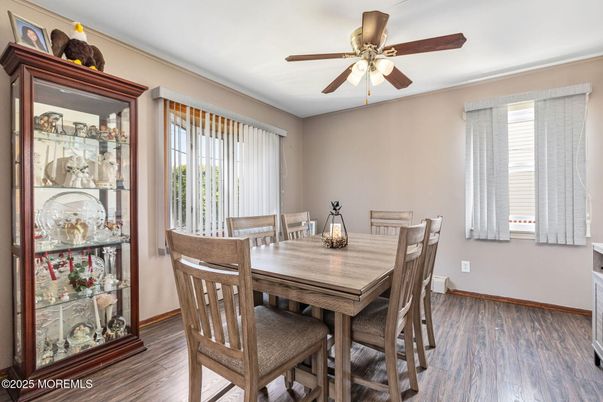 Dining room, Interior, Wood Texture Flooring