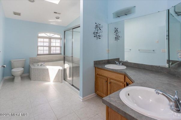 Bathroom, Dual Sink Vanities, Glass Shower, Interior