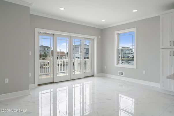 Empty room, Interior, Marble, Recessed Lighting