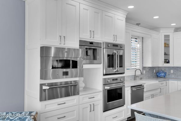 Interior, Kitchen, Recessed Lighting, Stainless Steel Appliances
