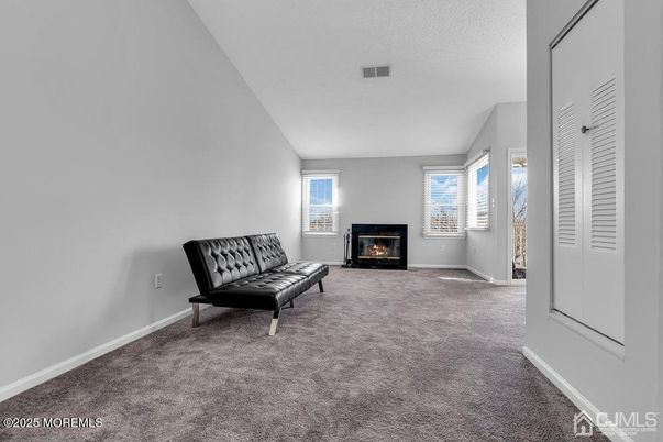 Empty room, Fireplace, Interior