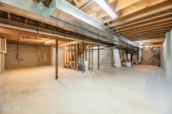 Interior, Stone Walls, Wooden Beams