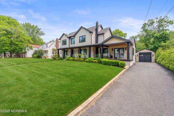 Backyard, Detached Garage, Exterior, Facade, Cape Cod