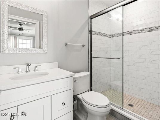 Bathroom, Glass Shower, Interior, Marble Walls