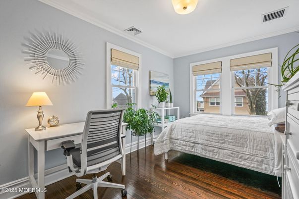 Bedroom, Home Office, Interior, Wood Texture Flooring