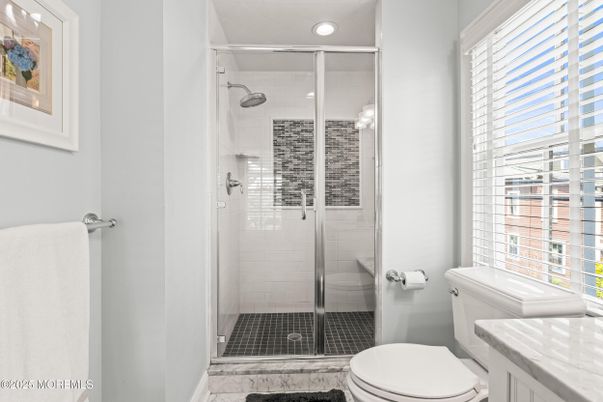 Bathroom, Glass Shower, Interior, Marble