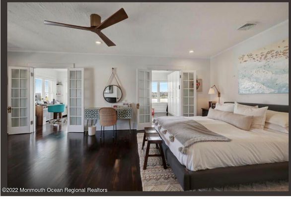 Bedroom, Home Office, Interior, Recessed Lighting, Wood Texture Flooring