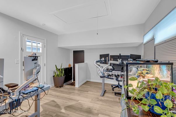 Home Office, Interior, Wood Texture Flooring