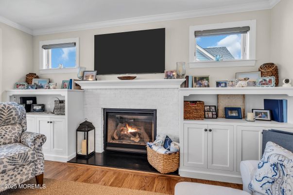 Fireplace, Interior, Wood Texture Flooring