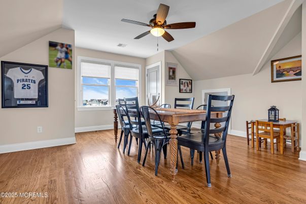 Dining room, Interior, Wood Texture Flooring