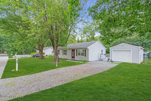 Backyard, Detached Garage, Exterior