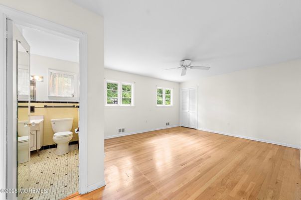 Bathroom, Empty room, Interior, Wood Texture Flooring