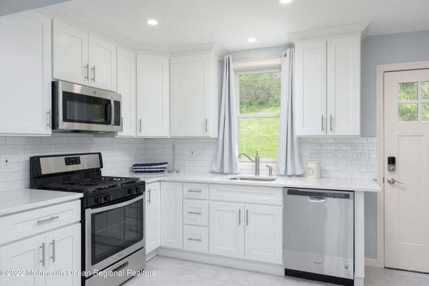 Interior, Kitchen, Recessed Lighting, Stainless Steel Appliances