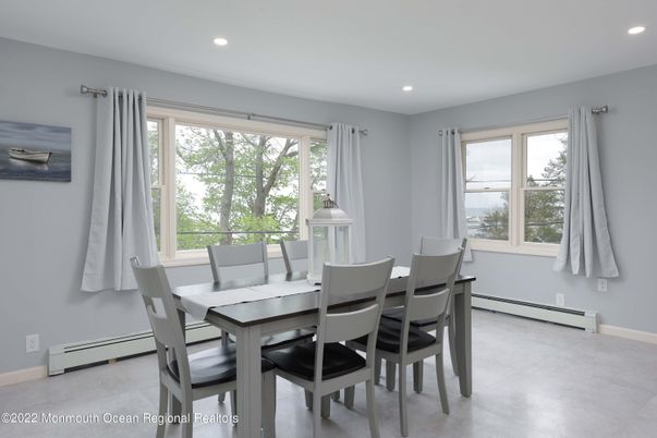 Dining room, Interior, Recessed Lighting