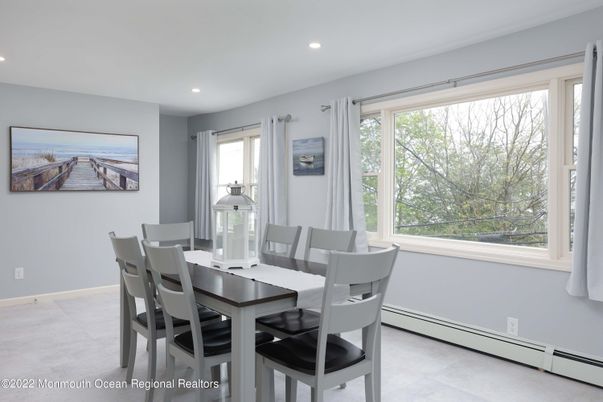 Dining room, Interior, Recessed Lighting
