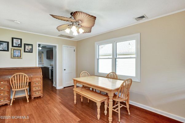 Dining room, Interior, Wood Texture Flooring