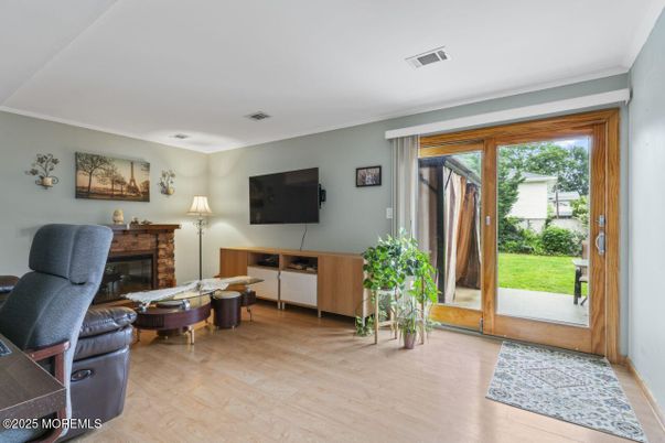 Fireplace, Home Office, Interior, Wood Texture Flooring