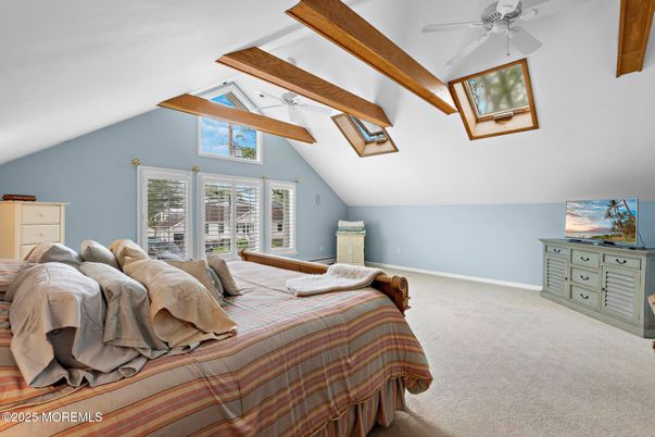 Bedroom, Interior, Wooden Beams