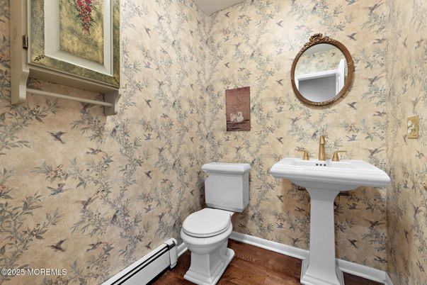 Bathroom, Interior, Wood Texture Flooring