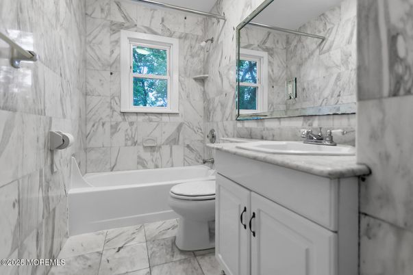 Bathroom, Interior, Marble Walls