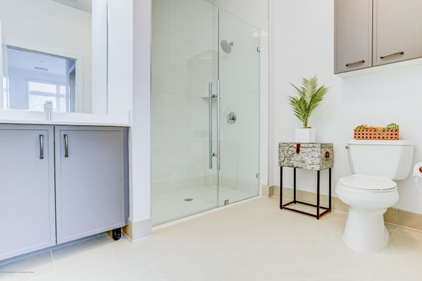 Bathroom, Glass Shower, Interior