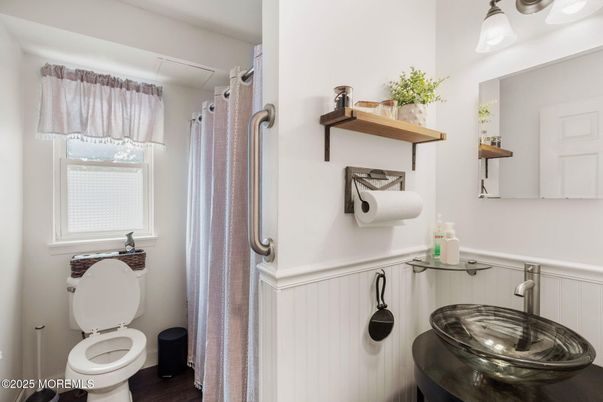Bathroom, Interior, Wood Texture Flooring