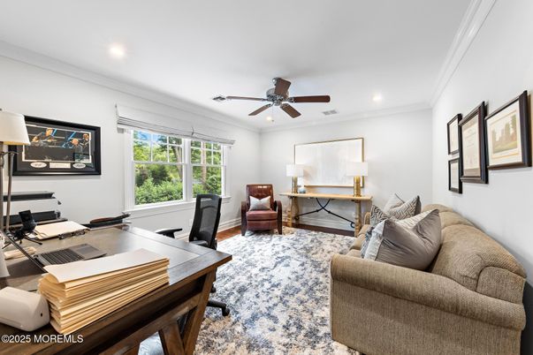 Home Office, Interior, Recessed Lighting