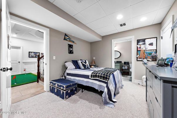 Bedroom, Interior, Recessed Lighting