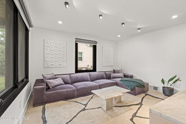 Interior, Living room, Recessed Lighting