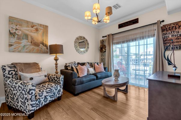 Chandelier, Interior, Living room, Wood Texture Flooring
