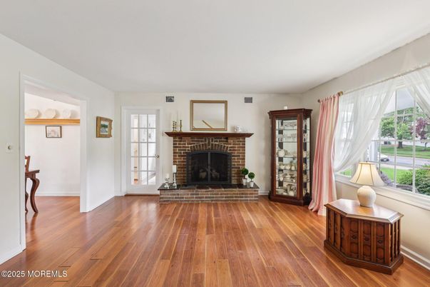 Empty room, Fireplace, Interior, Wood Texture Flooring