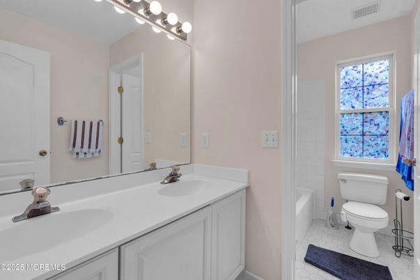 Bathroom, Dual Sink Vanities, Interior, Marble
