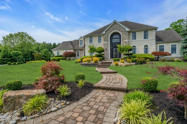 Attached, Exterior, Facade, Brick Facade, French Provincial