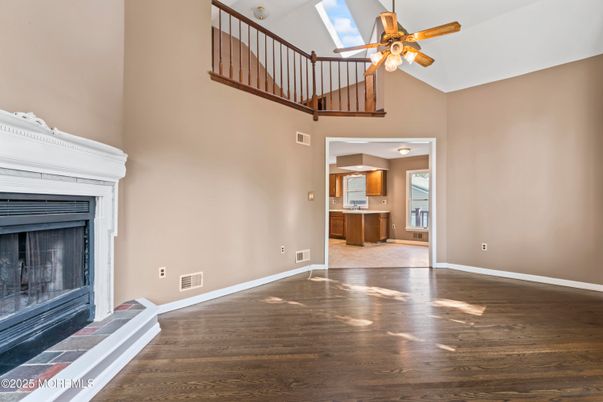 Fireplace, Interior, Wood Texture Flooring