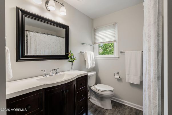 Bathroom, Interior, Wood Texture Flooring