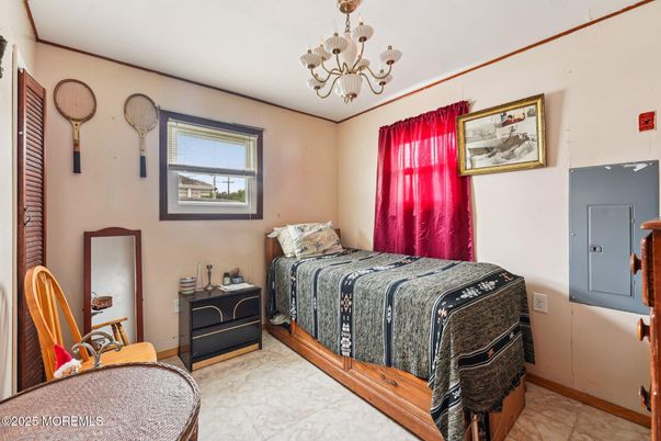 Bedroom, Chandelier, Interior