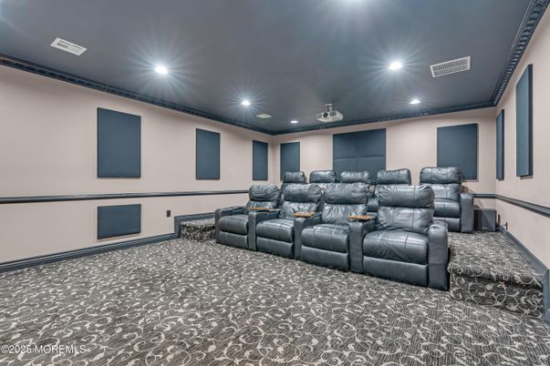 Home Theatre Room, Interior, Recessed Lighting, Theatre Room