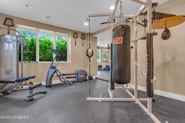 Fitness Equipment, Interior, Recessed Lighting