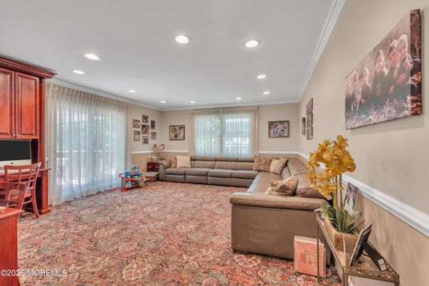 Interior, Living room, Recessed Lighting