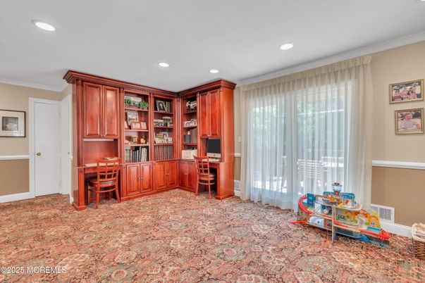 Home Office, Interior, Recessed Lighting