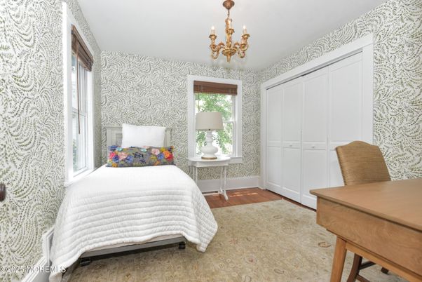 Bedroom, Chandelier, Interior, Wood Texture Flooring