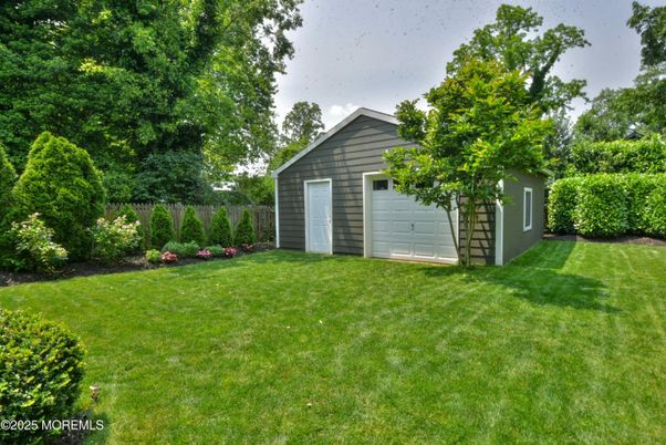 Backyard, Detached Garage, Exterior