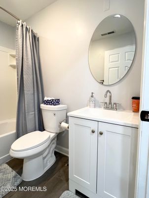 Bathroom, Interior, Wood Texture Flooring