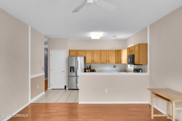 Interior, Kitchen, Wood Texture Flooring