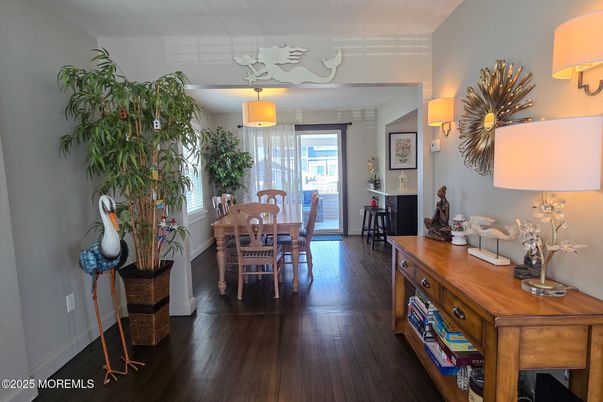 Dining room, Interior, Wood Texture Flooring