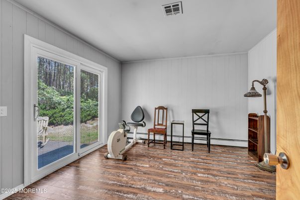 Fitness Equipment, Interior, Wood Texture Flooring