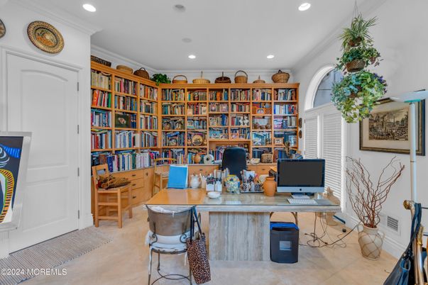Home Office, Interior, Recessed Lighting