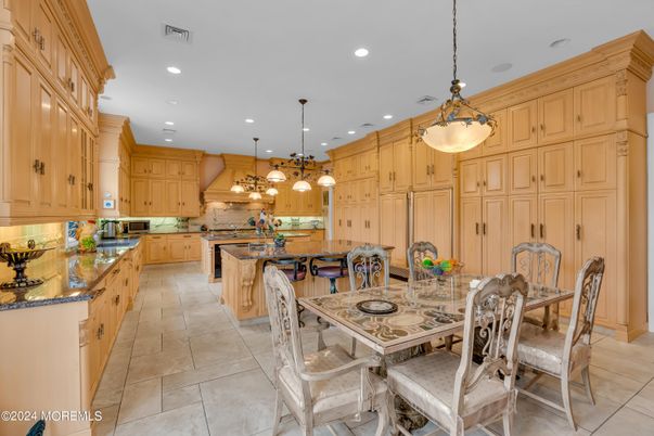 Dining room, Interior, Kitchen, Pendant Lights, Recessed Lighting
