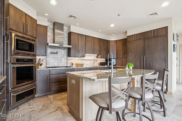 Interior, Kitchen, Recessed Lighting, Stainless Steel Appliances