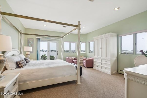 Bedroom, Interior, Recessed Lighting